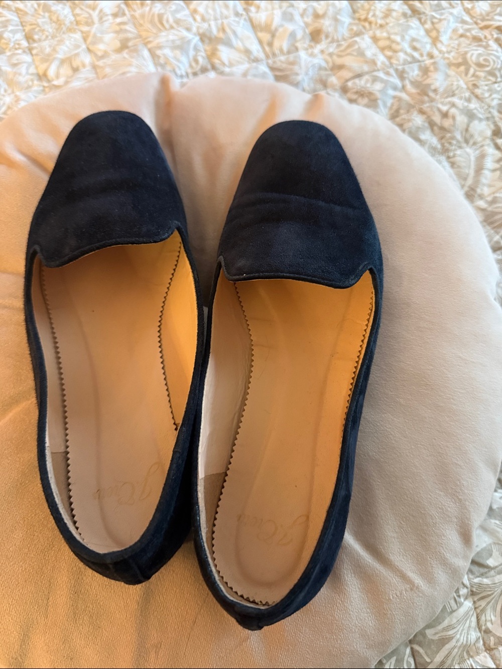 J. Crew Navy Suede Loafers